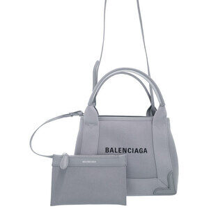 Balenciaga Navy Blue Cabas XS Bag